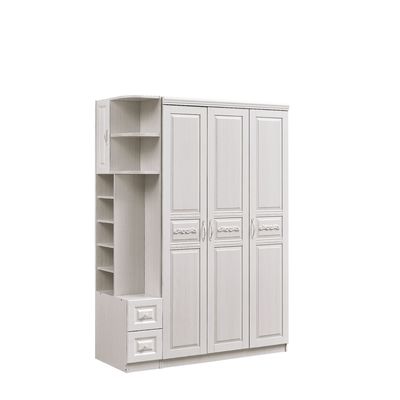 Feuchtigkeitsfestes ODM errichtet im Schlafzimmer-Kabinett, Länge 150cm weißer Armoire mit Regalen