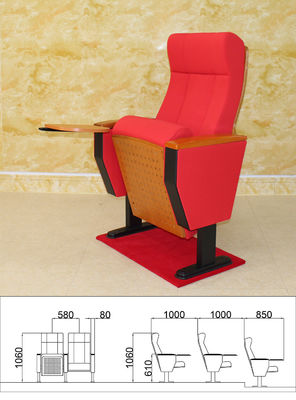 Hypoallergen waschbare Kino-Hall Chairs Folding Moistureproof High-Dichte
