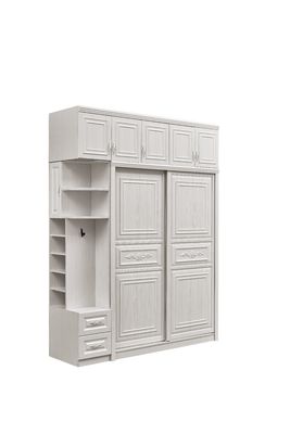 Freundliche weiße hölzerne Garderobe Eco mit Schiebetür-waschbarer Höhe 20cm