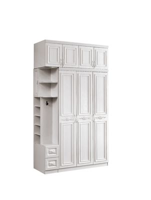 Verdickte 3 Tür-Garderobe mit Fächern