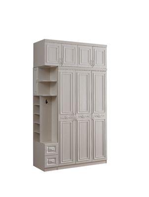 Verdickte 3 Tür-Garderobe mit Fächern