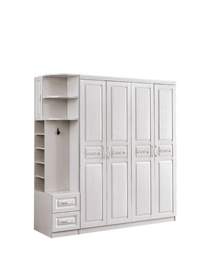 Staubdichte weiße hölzerne Armoire-Garderobe