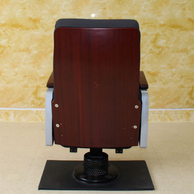 Flammenfeste schwarze Theater-Kino-Hall Chairs With PU schäumen zusammenklappbare hohe Dichte