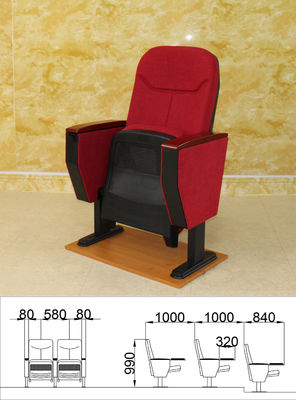 Hypoallergen ODM-Konferenz-Hall Movie Theater Stadium Seating-Stuhl imprägniern