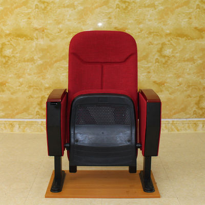 Faltbares stapelbares rotes Kino Hall Chairs With High Density formte Schaum