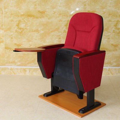 Rotes langlebiges Gut Kino-Kino-Hall Chairs Adjustables ISO9001 flammenfest