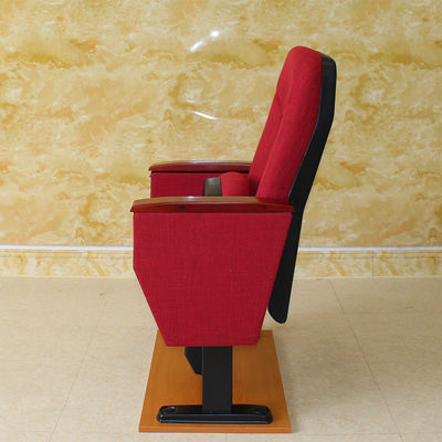 Rotes langlebiges Gut Kino-Kino-Hall Chairs Adjustables ISO9001 flammenfest