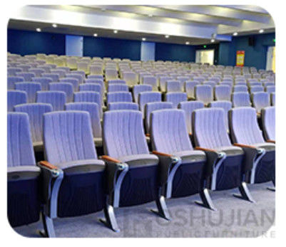Zusammenklappbare Kino-Hall Chairs Anti Electrostatic Medium-Härte des Sitzer-2