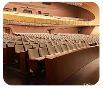 Zusammenklappbare Kino-Hall Chairs Anti Electrostatic Medium-Härte des Sitzer-2